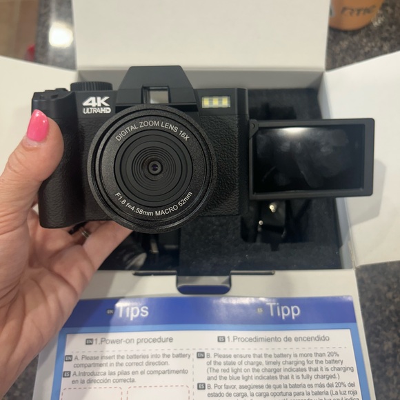 4K Ultra HD Digital Camera - Black